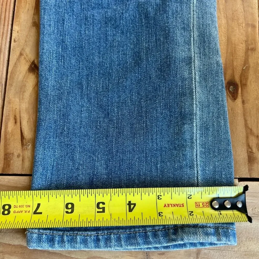 PAIGE Jeans Womens 28 BLue Denim Straight Lennox Medium Wash